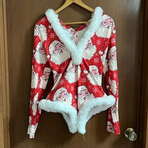Santa bodysuit m/l